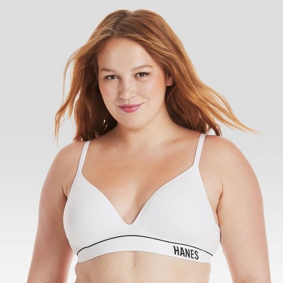 Hanes Women's Xtemp Foam Wirefree Bra G507 - White M