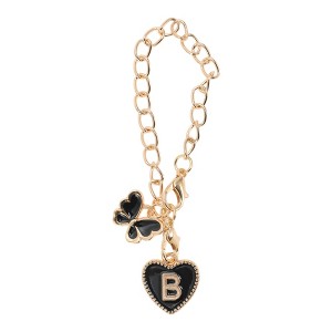 Unique Bargains Butterfly Heart Cup Chain Charm Water Cup Pendant 1 Pc - 1 of 4