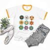 Simply Sage Market S.W.Smiley Flowers Stacked Ringer Tee - 3 of 4