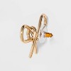 SUGARFIX by BaubleBar Gold Bow Earrings - Gold - image 2 of 3