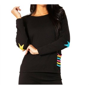 Women's Star Crew Detail Top - Angel Apparel - 1 of 4