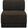 Meridian Furniture,Ollie Boucle Fabric Armless - 4 of 4
