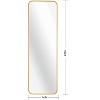 47 x 14 Inch  Full-Length Door Mirror - Sleek and Modern Design - 4 of 4