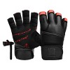 RDX Sports L7 Weight Lifting Leather Gym Gloves - Enhanced Grip Support for Strength Training, CrossFit, Bodybuilding, Powerlifting, Workout Gloves - 4 of 4