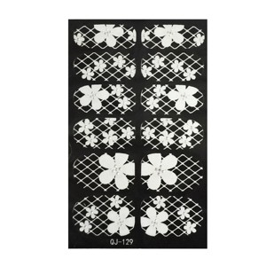 Wrapables Fashionable Black and White Nail Art Stickers - 1 of 1