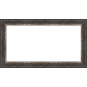 Amanti Art Bark Rustic Char Narrow Framed Dry Erase Magnetic Board - 1 of 4
