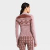 Women's Seamless Fair Isle Printed Full Zip Jacket - All In Motion™ - 2 of 4