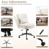 Karl Home | Upholstered Armless Task Office Chair - 3 of 4