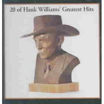  Hank Williams - 20 Of Hank Williams' Greatest  Hits (CD) 