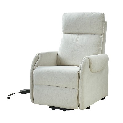 Miriam Upholstered Lift Assist Power Recliner Chair for Elderly | Artful Living Design