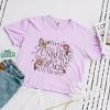 S.W.Smiley Step Into The Sunshine - Women's Boxy Crop Top Graphic T-Shirt - 2 of 4