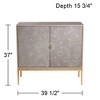 55 Downing Street Tate 39 1/2" Wide 2-Door Gray Wood Modern Accent Chest - 4 of 4
