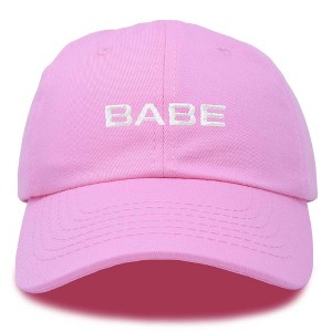 Dalix Babe Embroidered Cotton Baseball Cap Adjustable Dad Hat Womens - 1 of 4