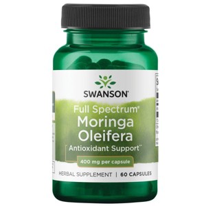 Swanson Herbal Supplements Full Spectrum Moringa Oleifera 400 mg Capsule 60ct. - 1 of 4