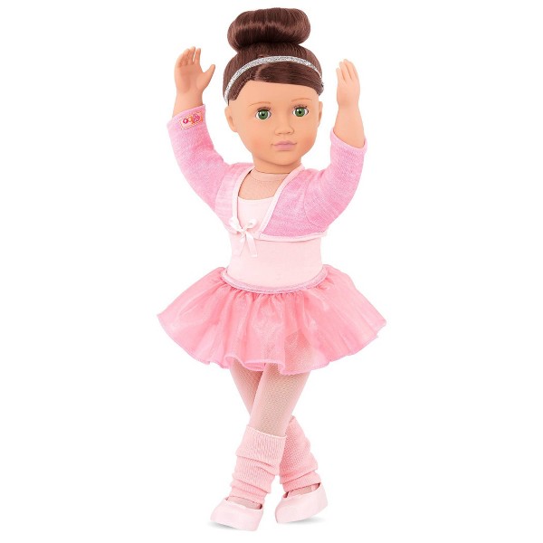 Nuestra Generación Sydney Lee con Libro de Cuentos y Conjunto Muñeca de Ballet de 18" 5