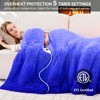 Inhand Heated Blanket Electric Throw - 50"x60" Gradient Flannel Heating Blanket Throw Auto-Off 10 Heat Level Over-Heat Protection - 4 of 4