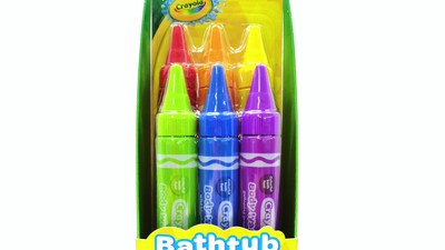 6ct Crayola Body Wash Bath Pens - Unscented - 3pk/6 fl oz