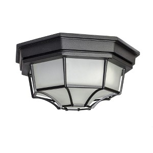 Maxim Lighting Crown Hill 1 - Light Flush Mount in  Black - 1 of 1