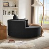 Lyngins Modern 360° Swivel Chair, Premium Chenille Fabric Accent Barrel Chair, Swivel Round Sofa Chair with 3 Removable Pillows for Living Room - 4 of 4