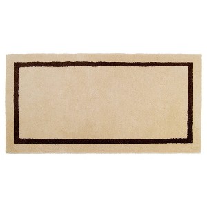 ACHLA Designs 22"x44" Oriental Handmade Woven Hearth Rug Coffee - 1 of 4