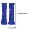 INSPIRE CHIC Women's Long Elastic Mesh Rhinestone Cosplay Net Half Finger Sleeves Gloves for Female Dance Party 1Pair - 2 of 4