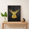 Nick Nelson Deer Symmetry Framed Art Canvas - Society6 - 3 of 4