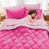 BAGOKIE 7 Pieces Reversible Bed in a Bag Comforter Set for All Season - 2 of 4