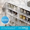 BIRDROCK HOME 5-Tier Shoe Rack Organizer | Foldable Freestanding Storage Cabinet, 8 Clear Small Cubes & 2 Large Door Cubes for Boots, Heels, Sneakers - 4 of 4