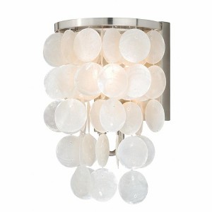 Vaxcel Elsa 1 - Light Vanity in  Satin Nickel - 1 of 4