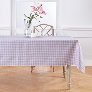 Solino Home Linen Gingham Check Tablecloth - 1 of 4