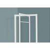 Coat Rack, Hall Tree, Free Standing, Hanging Bar, Entryway, 72"h, Bedroom, White Metal, Contemporary, Modern - 4 of 4