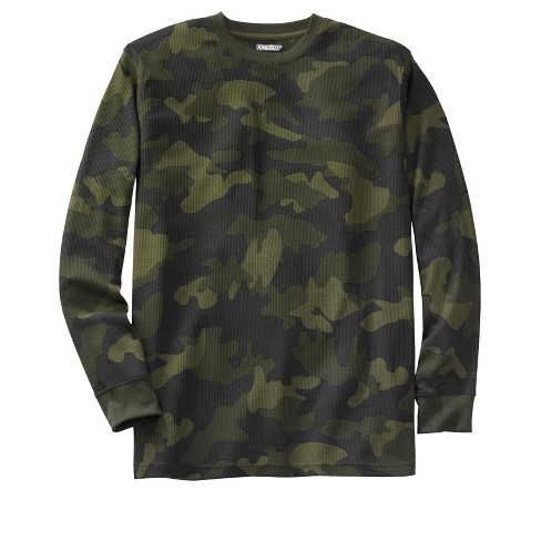 Mens Army Camouflage Thermal Top