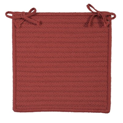 Colonial Mills Simply Home Solid - Terracotta Chair Pad (single)