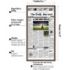 Americanflat 11x22 Newspaper Frame with plexiglass - Assorted Media Article Cover Frame - Available in a variety of Colors - 2 of 4