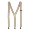 CTM Men's Solid Fashion Color Bow Tie and Suspender Set - 3 of 4