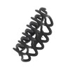 Unique Bargains Frosted Fence Hair Clips Black 1 Pc - 4 of 4