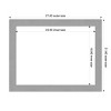Amanti Art Brushed Black Framed Dry Erase Magnetic Board - 3 of 4
