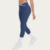 Anna-Kaci Active Women's High Waist Crossover Leggings with Contoured Fit and V-Shaped Waistband - 4 of 4