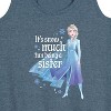 Women's - Frozen 2 - It's So Much Fun Being A Sister Elsa Graphic Racerback Tank - 2 of 4