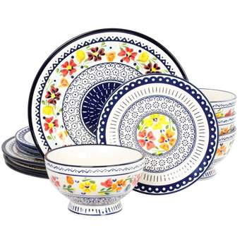 Gibson Home 12pc Stoneware Luxembourg Dinnerware Set