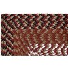 Alpine Stripe Collection 100% Polypropylene Durable & Stain Resistant Double Sided Reversible Indoor Area Utility Octagonal Rug - 2 of 4
