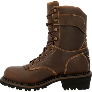 Men's Georgia Boot AMP LT Logger Composite Toe Insulated Waterproof Work Boot - 1 of 4