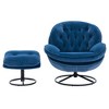 NicBex Modern Accent chair with Ottoman Living Room Chair Upholstered Sofa Chair for Reading Room, Bedroom - 3 of 4