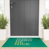socoart work hard be nice I 36" x 24" Welcome Mat - Society6 - 2 of 3