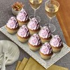Silver Spoons Elegant Lace Plastic Serving Trays, Disposable Plastic Trays and Platters for Party, 14” x 7.5”, (6 PC) - 2 of 3