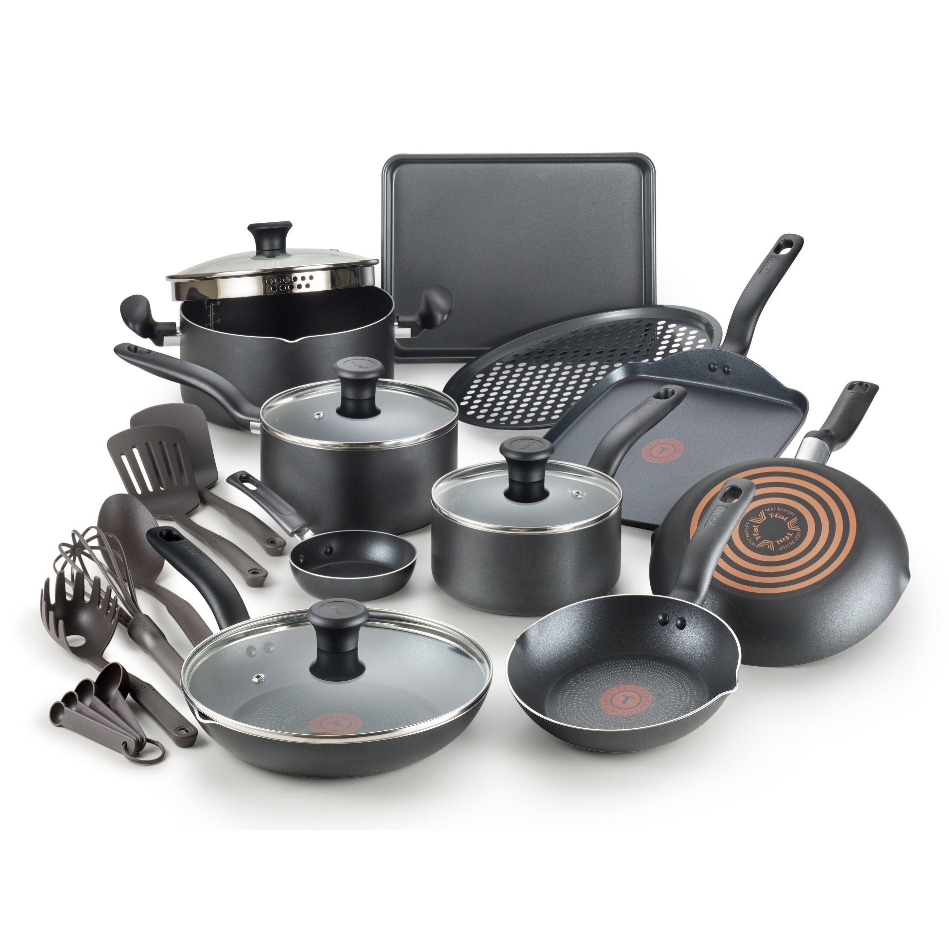 T-fal 20pc Simply Cook Nonstick Cookware Set
