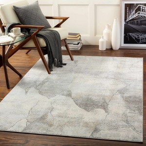 Hauteloom Creighton Blue Marble Rug - 1 of 4