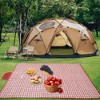 Unique Bargains Picnic Blanket Waterproof Washable Lightweight with Handle Used for Hiking Travel Camping - 4 of 4