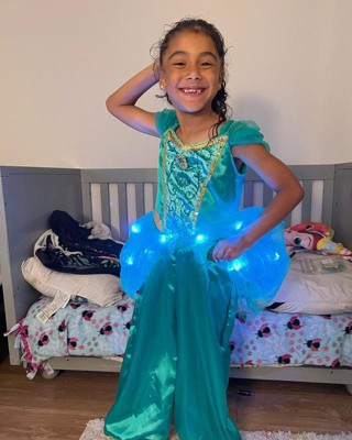 Womens Disney Aladdin Jasmine Deluxe Costume - Small - Blue : Target