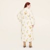 Women's Floral Long Sleeve Utility Midi Shirt Dress - Woolrich x Target Cream - 2 of 4